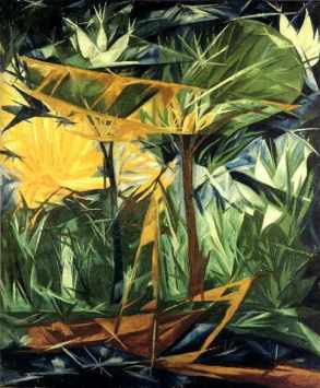 Natalia Goncharova - The Green and Yellow Forest 