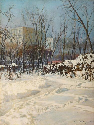George Catargi - Peisaj de iarnă