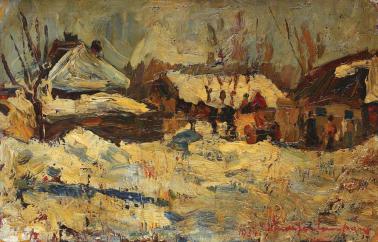 Rudolf Schweitzer-Cumpăna - Peisaj de iarnă