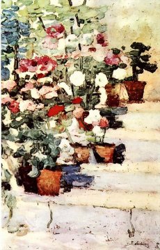 Ștefan Luchian - Scara cu flori