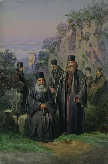 Carol Popp de Szathmari - Călugări din România