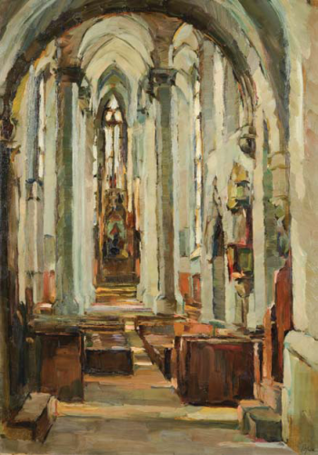 Elena Popea - Interior de catedrala