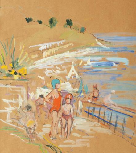 Iosif Rosenblut - Copii la plajă