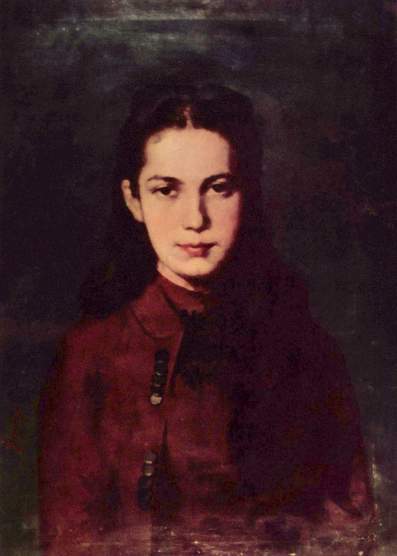Nicolae Grigorescu - Porträt eines Mädchens