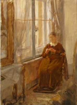 Nicolae Vermont - Batrana la fereastra