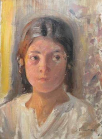Nicolae Vermont - Portret de fetita
