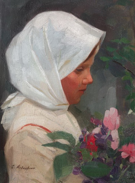 Constantin Artachino - Fetiţa cu flori