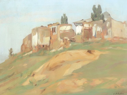 Constantin Artachino - Peisaj cu ruine