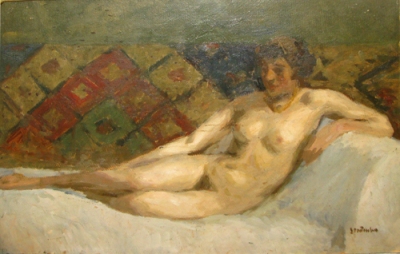 Ipolit Strâmbu  - Nud pe divan