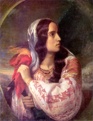 Constantin Daniel Rosenthal - România Revoluţionară (modelul este Maria, soţia lui C.A. Rosetti)