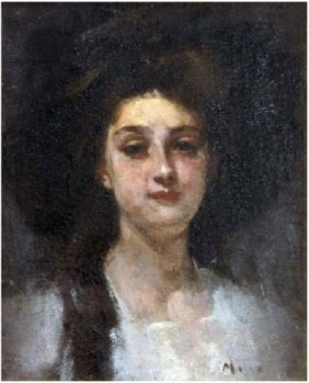 George Demetrescu Mirea - Portret de femeie.