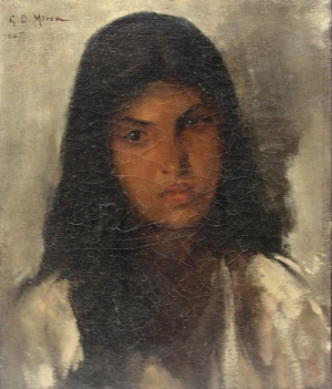 George Demetrescu Mirea - Portret de tanara